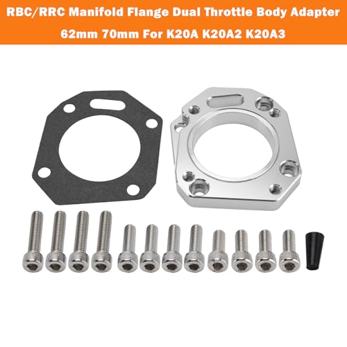 Bruce & Shark Throttle Body Adapter 62mm 70mm for K20A K20A2 K20A3 Z1 Flange