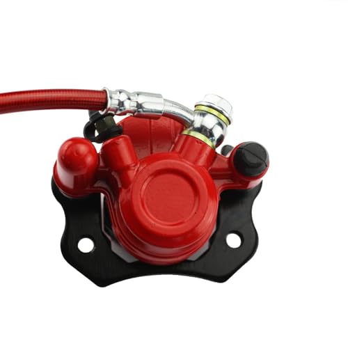 PRO BAT ATV Rear Hydraulic Disc Brake Kits - color: Red
