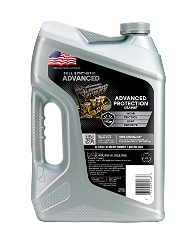 Valvoline Advanced Full Synthetic SAE 5W-20 Motor Oil 5 QT, Case of 3 (Pack of 2) - size: 5 QT, Pack of 6, style: Advanced Protection