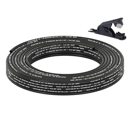 1/8" DOT Air Line, 35FT SAE J844 PA12 Nylon Air Tubing with Cutter - size: 1/8" OD 35FT