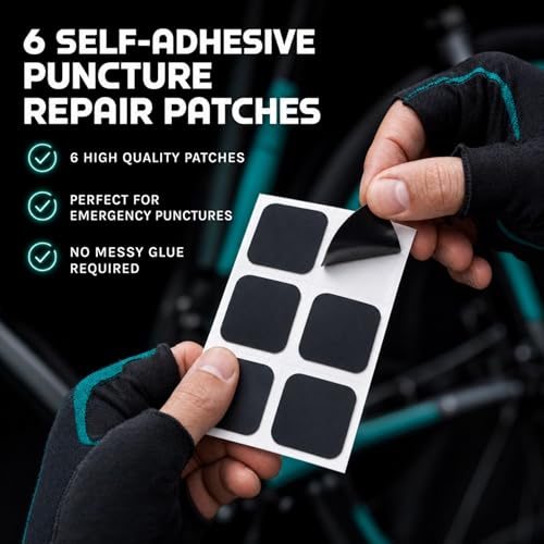 VeloChampion Self Adhesive Bike Puncture Repair Kit with Tire Levers
