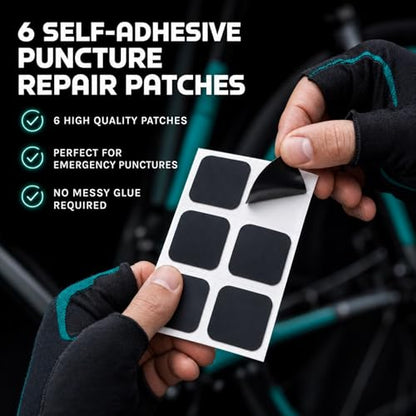 VeloChampion Self Adhesive Bike Puncture Repair Kit with Tire Levers