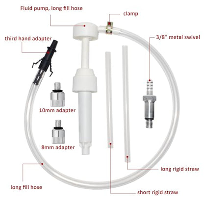 Lower Unit Gear Oil Pump for Standard Quart Bottles, 10cc Per Pump Stroke