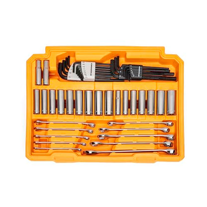 GEARWRENCH 232 Piece 72T 6 & 12 Pt SAE/mm Mechanics Tool Set | GW72LLCBMTS - style: 232 Piece