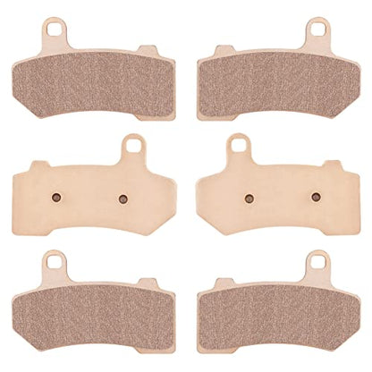 Youxmoto Sintered Brake Pads Fit For HARLEY FLHR Road King 2008-2022/ for Road Glide/for Ultra Classic Electra Glide, Front Rear Brake Pads Fit For HARLEY FLHX Street Glide FLHXS, FITS 42850-06A