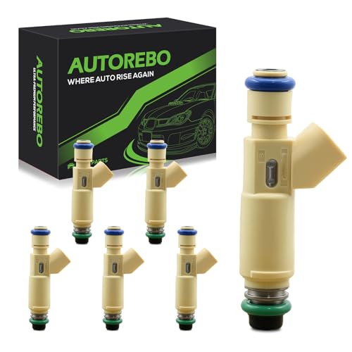 Fuel Injectors Set of 6 Compatible with Ford Taurus 2001 Escape 2001-2004 Mercury Sable 2001 3.0L V6# FJ321 YL8Z9F593CC CM5059 800-1324N 8001324N YL8Z9F593CB 2F1E-A7A 2F1EA7A - size: 321