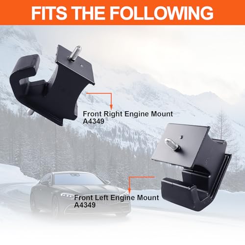 Engine Motor Mount Set & Trans Mount,Replacement for A4349 A4349 - size: Frontier 05-19