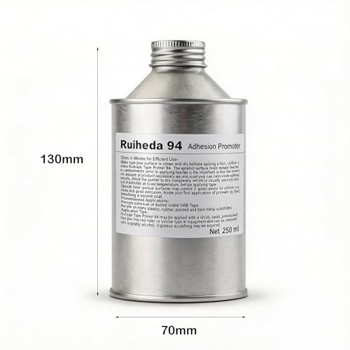 94 Adhesion Promoter Bulk Packaging 250ml, Tape Primer 94 Increase Adhesion for Acrylic Double Sided Mounting Tape - size: 8.45 Fl Oz (Pack of 1)