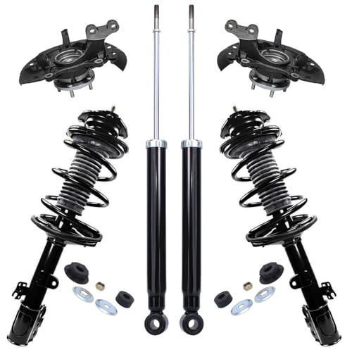 Detroit Axle - AWD 6PC Suspension Kit For 2011-2014 Toyota Sienna - size: 6AQU47785/ strut shock sway kit