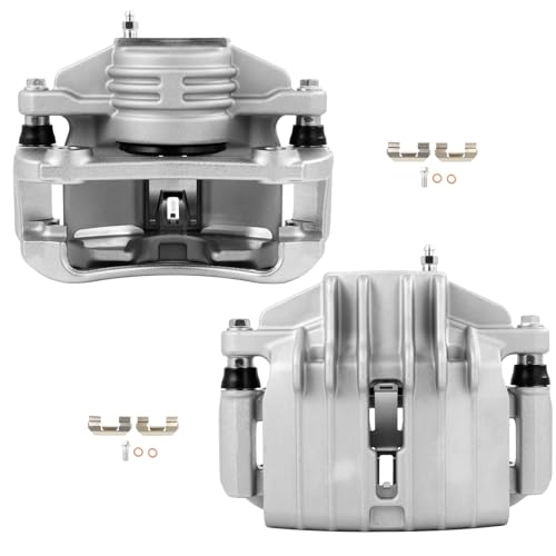SCITOO Front Brake Calipers With Bracket 18B4646 18B4647 - size: Front[18B4646 & 18B4647]