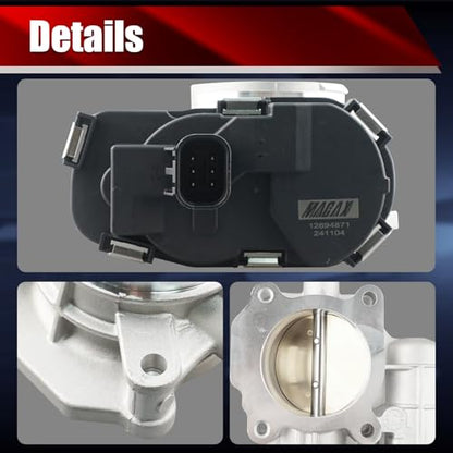 Electronic Throttle Body Assembly S20015 12607362 12616668 - size: S20015