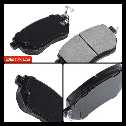 A-Premium Front and Rear Ceramic Brake Pad