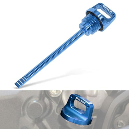 NICECNC Engines Oil Level Dipstick T6 Aluminum Blue - color: blue
