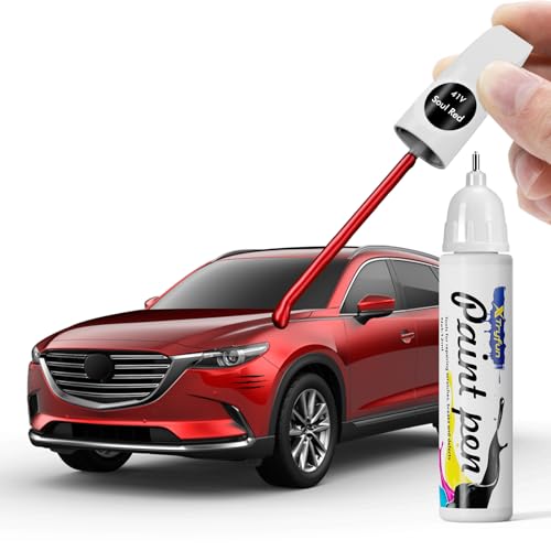 41V Soul Red Touch Up Paint Compatible with Mazda - color: 41V Soul Red