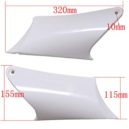 Full Fender Fairing Kit with Graphics Decals for Apollo 110cc 125cc 140cc 150cc 200cc 250cc Dirt Bikes | Durable ABS Plastic Bodywork Set with Fenders, Side Panels, Tank Shrouds (Red) - color: Red