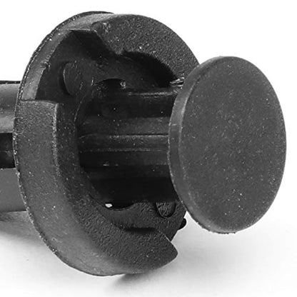 DNA Motoring BMP-Rivet Push Pin Rivet Car Body Clips - [Pack of 50] 10mm BMP Car Fasteners Kit, Nylon, Black - style: 50pcs