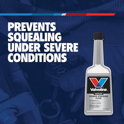 Valvoline Power Steering Fluid, Maintains Performance & Condition, Prevents Squealing, Inhibits Wear & Oxidation, Meets GM 1050017, Chrysler 5931 & Ford M2C195-A, 12oz - size: 12 fl oz