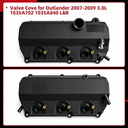 Valve Cove for Mitsubishi Outlander 2007-2009 3.0L 1035A702 1035A840 L&R - size: 1035A702 1035A840