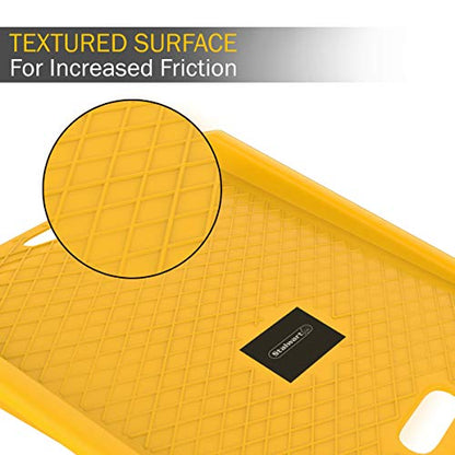 Stalwart Heavy Duty Curb Ramp, Yellow - size: Regular