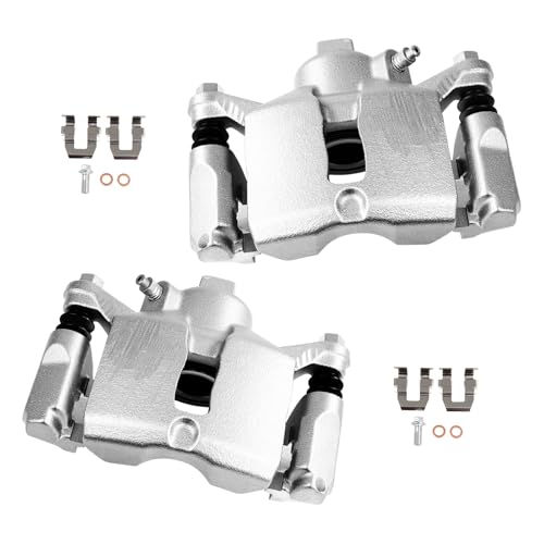 cciyu Rear Left & Right Disc Brake Calipers With Bracket 18B4644A 18-B4645A - size: Rear[18B4644A+18-B4645A]