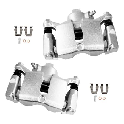 cciyu Rear Left & Right Disc Brake Calipers With Bracket 18B4644A 18-B4645A - size: Rear[18B4644A+18-B4645A]