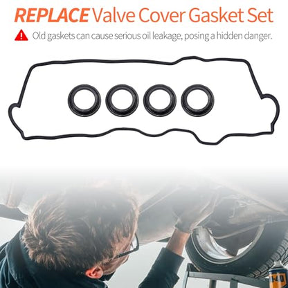 HiSport VS50304R1 Valve Cover Gasket for 2.0L 2.2L - color: VS50304R1