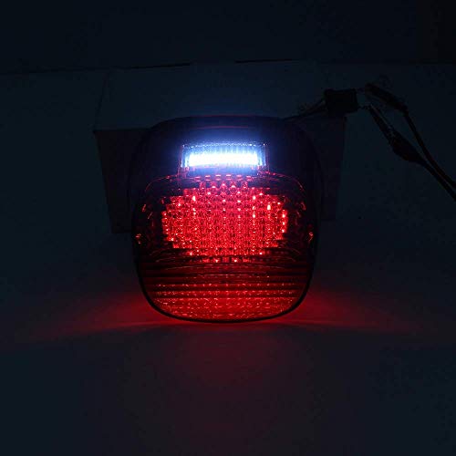Eagle Lights Red Strobing LED Tail Light Upgrade for Harley Davidson Sportster/Softail/Touring/Dyna - color: Red