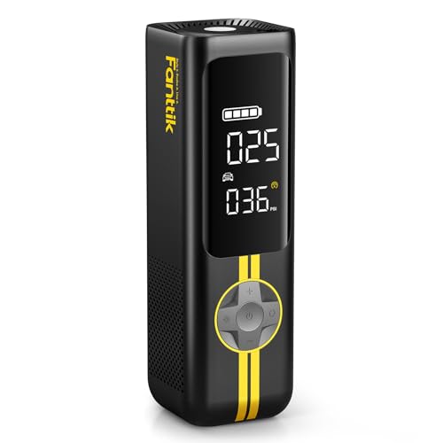 Fanttik X8 APEX Tire Inflator Portable Air Compressor, 1 Min Fast Inflation - color: Yellow