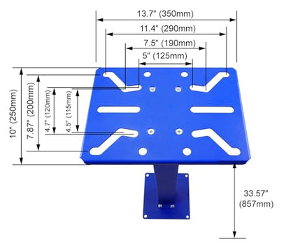 KF3004 Bench Grinder Stand Work Table 13.7"x10" / 350x250mm