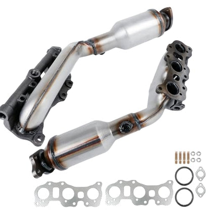Front Left&Front Left Catalytic Converter Compatible with Toyota Tacoma 4.0L 2012-2015 EPA Compliant, P0420 Fix, No Welding - size: for Toyota Tacoma 12-15 4.0L