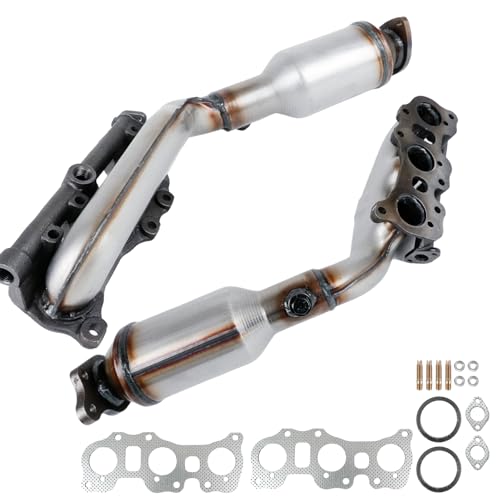 Front Left&Front Left Catalytic Converter Compatible with Toyota Tacoma 4.0L 2012-2015 EPA Compliant, P0420 Fix, No Welding - size: for Toyota Tacoma 12-15 4.0L