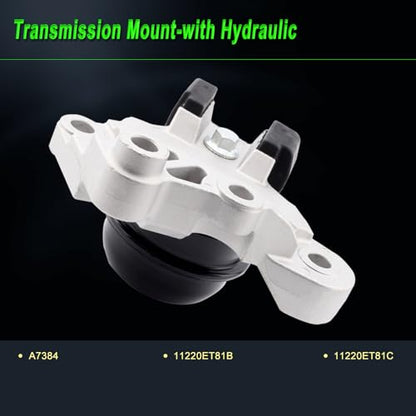 Engine Motor Mount Compatible with Nissan 08-13 Rogue 2.5L L4 AWD - size: 2008-2013 Rogue AWD 2.5L