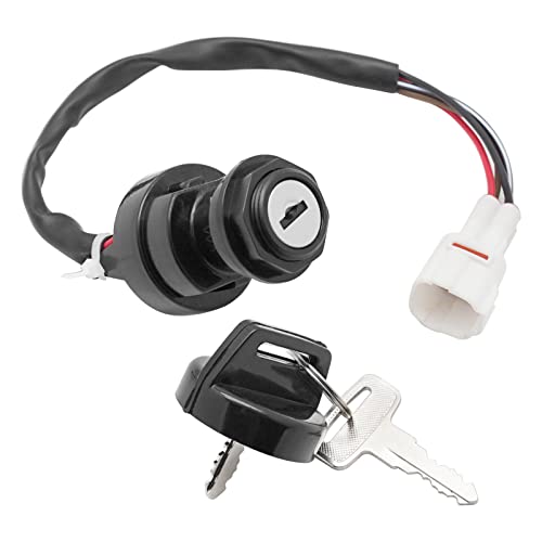 M MATI Start Stop Headlight Switch & Ignition Key Switch for Yamaha Warrior 350 Grizzly 600 1996-2001 Big Bear 350 Wolverine 350 1995-2001 Kodiak 400 1993-1999 Moto-4 350 1995