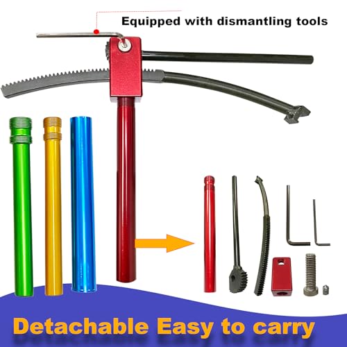 Dirt Bike Tire Changing Tools Complete Package for Motocross Enduro Compact Dirt Bike Tire Changer for 16" to 21" Wheels Quick Easy Mount 15mm to 25 mm Axles (Puller kit) - style: Puller kit