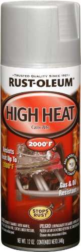 12 Oz Flat Aluminum High Heat Automotive Spray Paint [Set of 6]