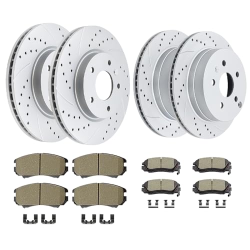 Acinoparts Front (12.64”, 321mm) and Rear Brake Kit for GMC Terrain - size: HMBK21001