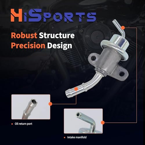 HiSport 16740-MBW-J32 Fuel Injection Pressure Regulator 16740MBWJ32 - size: HSFPRBW532