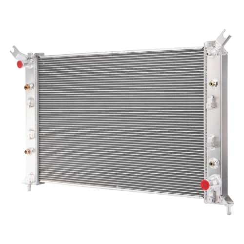 Aluminum Radiator for Chevy Silverado GMC Sierra 2500 HD 3500 HD 6.0L 2011-2019, Full Performance Aluminium Radiators, Automotive Replacement Radiator