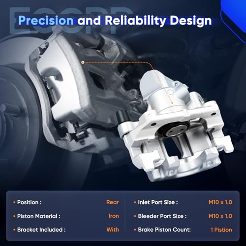ECCPP 19B6284A 19B6285A Rear Left & Right Brake Caliper Assembly - size: Rear[19B6284A 19B6285A]