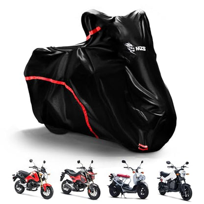 MZS Waterproof Motorcycle Cover for Grom Monkey Ruckus Navi Z125 DAX Papio - size: 73" Mini Motorcycle