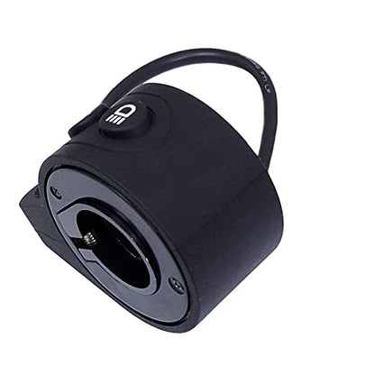 Universal Electric Car Throttle - 5V Thumb Throttle for HX-X6 / X7 / X8 Scooter ABS Silicone Accelerator Pedal Speed Control Integrated Switch - color: Black