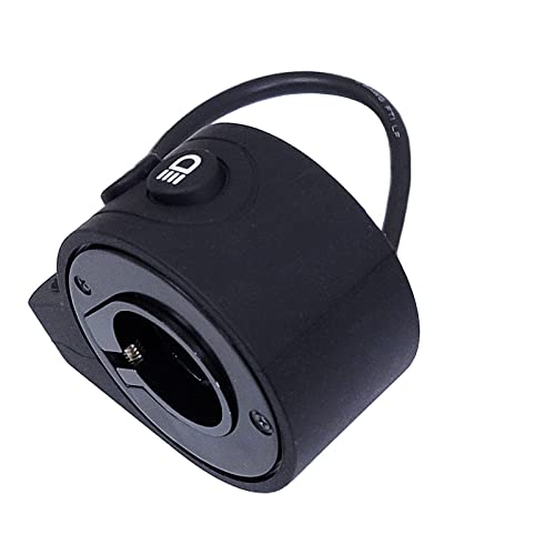 Universal Electric Car Throttle - 5V Thumb Throttle for HX-X6 / X7 / X8 Scooter ABS Silicone Accelerator Pedal Speed Control Integrated Switch - color: Black