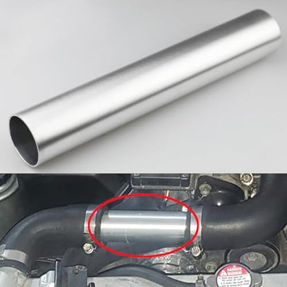 51mm(2") OD Straight 2 Inch Aluminum Intercooler Pipe Air Intake Tube, Length 11.8" (300mm), Brushed Finish - color: Straight, size: OD 2" (51mm)