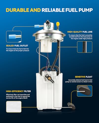 PHILTOP Electric Fuel Pump Assembly FG2096 Fit for Chevrolet Express 2500