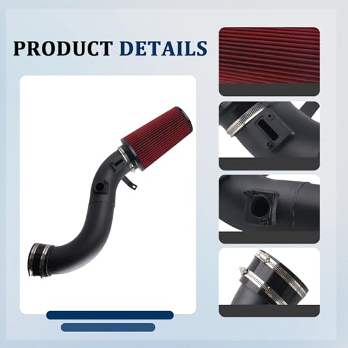 Cold Air Intake Compatible With 2013 2014 2015 2016 Chevy GMC 6.6L LML Duramax Diesel - size: Chevy GMC Cold Air Intake 6.6L