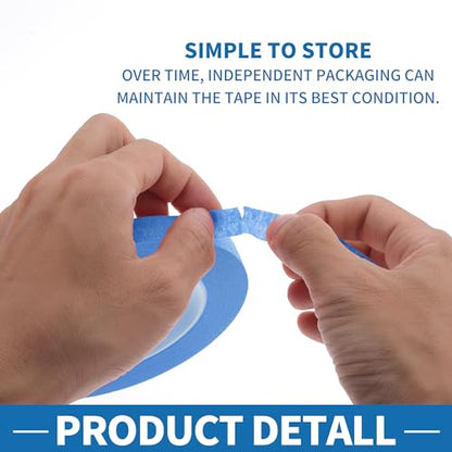 Painters Tape Easy Removal 0.5 Inches x 52.5 Yards Blue - color: Blue, size: 0.5 Inches x 52.5 Yards