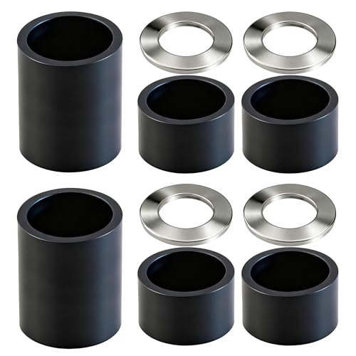 AR-PRO Wheel Hub Spacers – Nylon 5/8" Axle Spacer Kit, Combo Pack with 4 x 1/2in and 2 x 1in Extension Sleeves for Hand Trucks, Dollies, Utility Carts, Wagons - size: 5/8" Bore