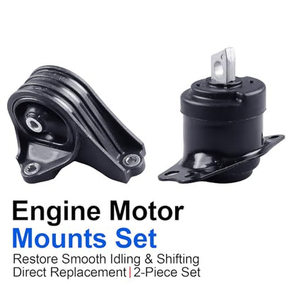 2PCS Engine Motor Mount Set for 2013-2017 Accord 2015-2020 TLX L4-2.4L - size: 2013-2017 Honda Accord L4 2.4L