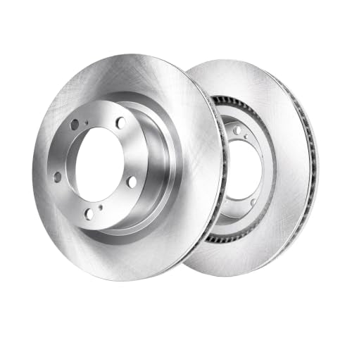 HUSCH Brake Kit Ceramic Brake Pads and Brake Rotors Fit for Toyota Tundra - size: 31482+D1303