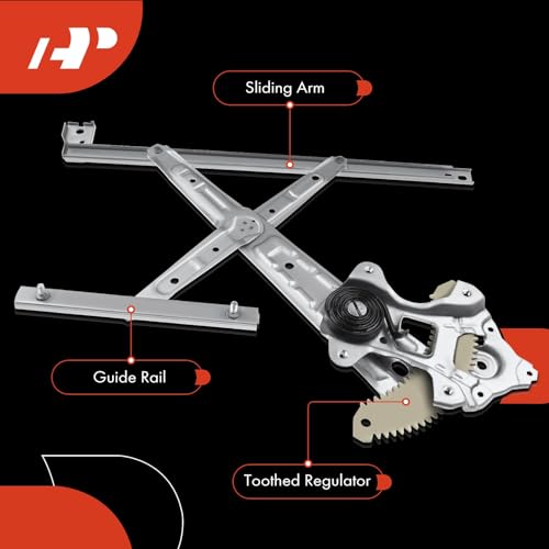 A-Premium Power Window Regulator Front Driver Side, Without Motor - style: Front Driver Side (LH)